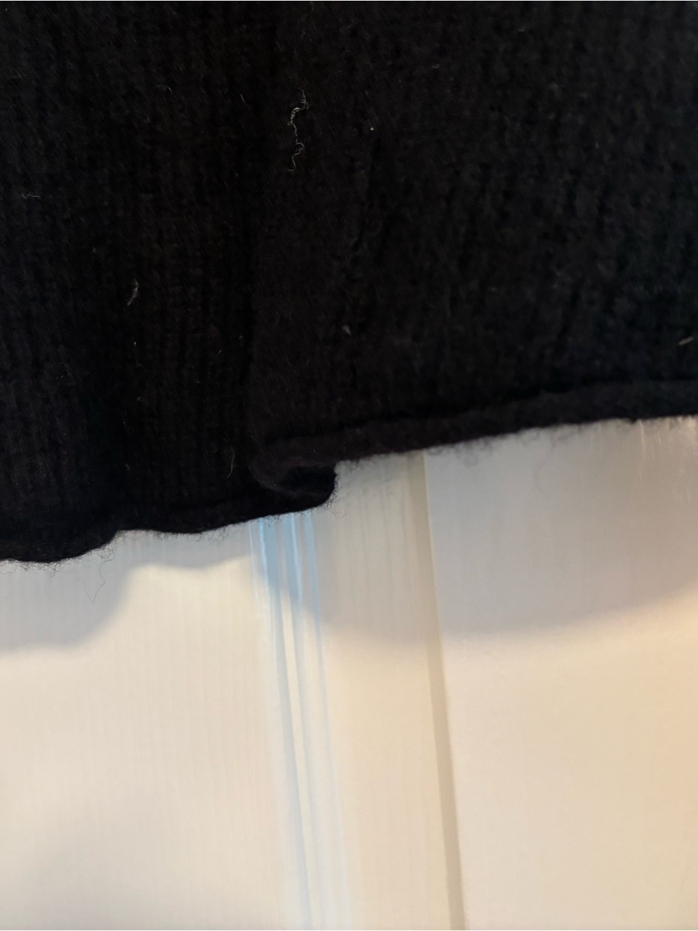 Rundholz Black cropped cardigan to cowl neck - Picture 8 of 12